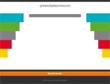 Tablet Screenshot of greenshadeonline.com